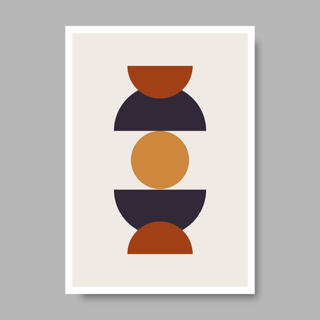 Minimalistische kreative abstrakte Poster