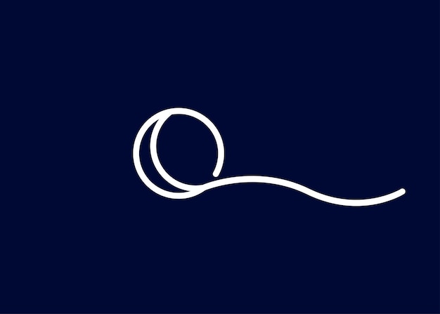 Vektor minimalistische mond-logo-design-vektorvorlage
