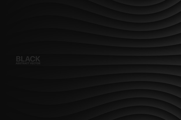 Minimalistische schwarze klare leere subtile geometrische