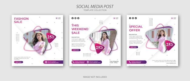 Minimalistische Social Media Post Vorlage