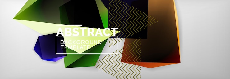 Vektor minimalistischer geometrischer abstrakter hintergrund