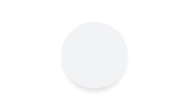 minimalistischer weißer Hintergrund mit Kreis