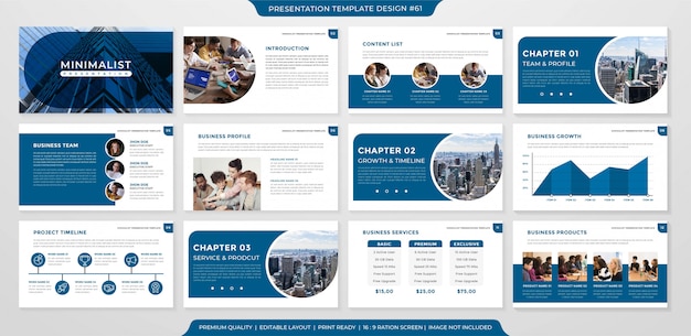 Vektor minimalistisches business layout template design