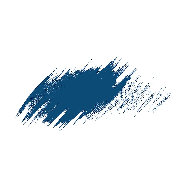Mit Aquarell oder Tinte bemalte dunkelblaue Pinselstriche