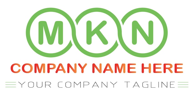 Mkn-buchstaben-logo-design