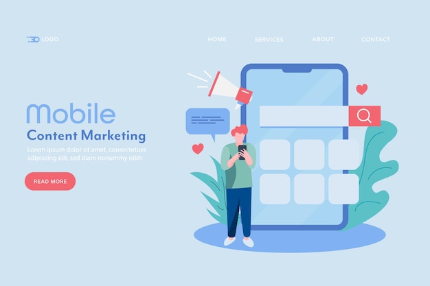Mobile content marketing