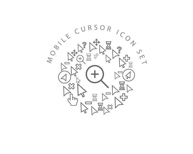 Mobile Cursor-Icon-Set-Design