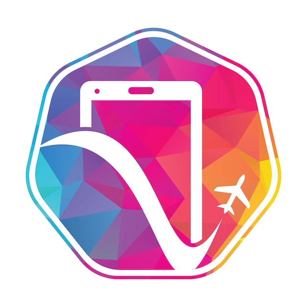 Vektor mobile reise-logo-design-vorlage travel go-logo-vorlage design-vektor