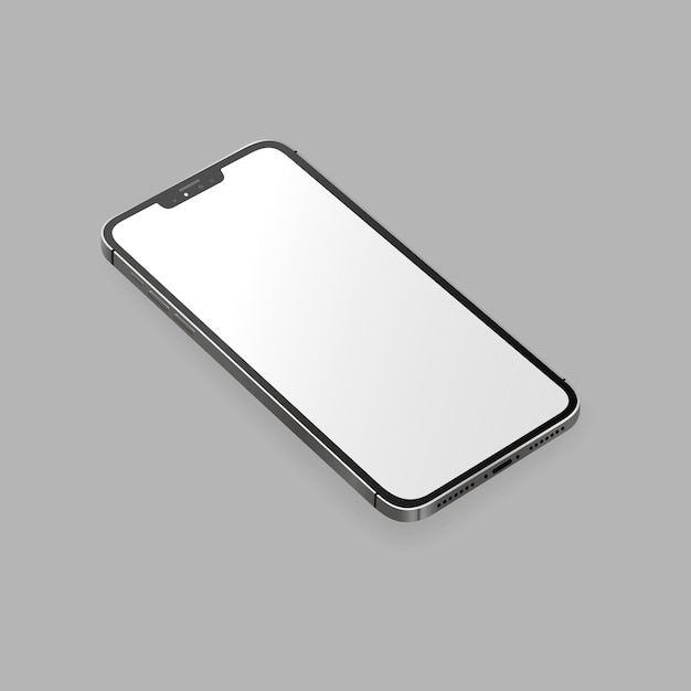 Mobiltelefon mit weißem Bildschirm