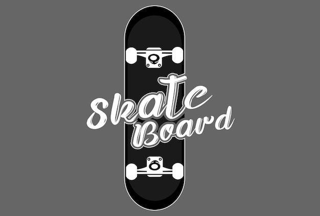 Mock Up T-Shirt Skateboard Retro Vintage Style