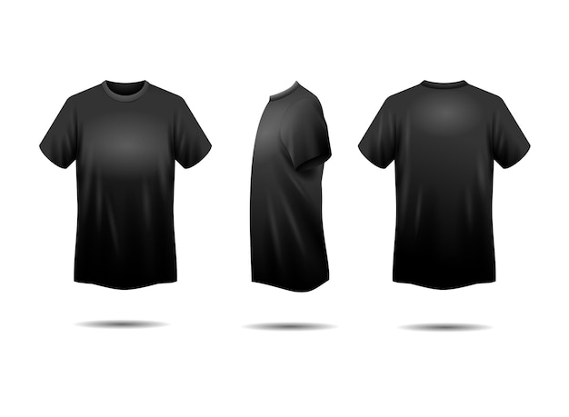 Mockup für schwarzes T-Shirt