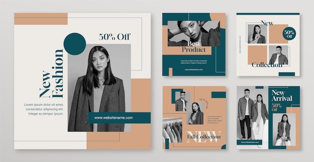 Modeboutique-Vorlagendesign