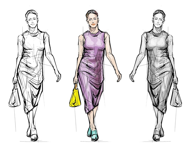 Models Sketch Modedame