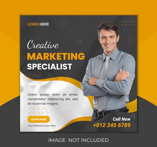 Modern Business Social Media Post Banner Design Promotion Ad Banner Vorlage