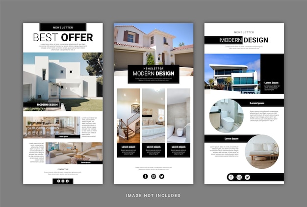 Modern Home Design E-Commerce-E-Mail-Vorlage