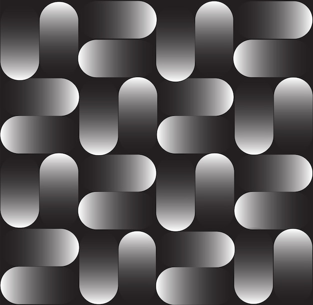 Modern seamless graphic dynamic pattern vector hintergrund