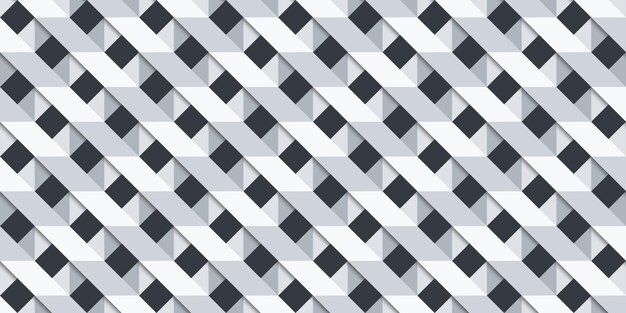Moderne 3D-Wanddekorationsmalerei und Innenarchitektur Geometrisches nahtloses Muster