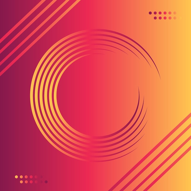 Moderne abstrakte orangefarbene Technologie-Hintergrund Anzug für Banner, Broschüre, Flyer, Poster, Landung auf der Website
