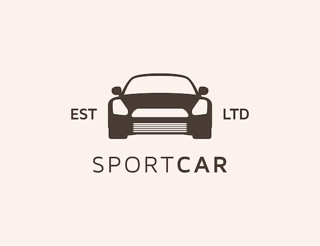 Moderne auto-logo-design-illustration