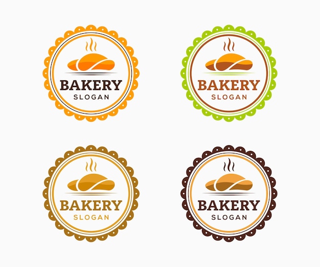 Moderne bäckerei-logo-design-vorlage