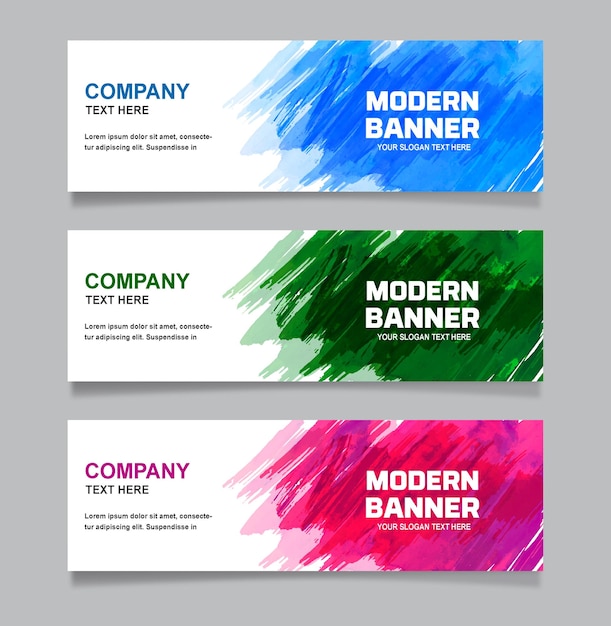 Vektor moderne banner-design-vorlage