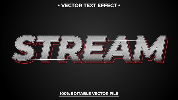Moderne bearbeitbare Text-Stil-Effekt Carbon-Textur und futuristischer Stil