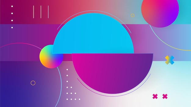 Moderne bunte farbenfrohe abstrakte Hintergrundvorlage Design Vektor abstrakte grafische Design Banner Muster Präsentation Hintergrund Web Vorlage