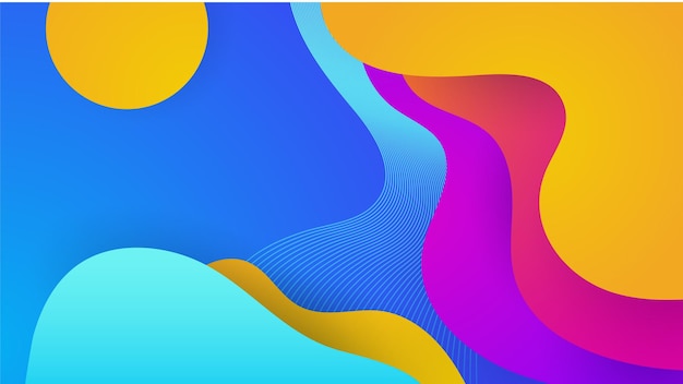 Moderne bunte farbenfrohe abstrakte Hintergrundvorlage Design Vektor abstrakte grafische Design Banner Muster Präsentation Hintergrund Web Vorlage