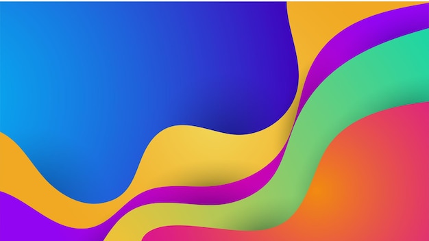 Moderne bunte farbenfrohe abstrakte Hintergrundvorlage Design Vektor abstrakte grafische Design Banner Muster Präsentation Hintergrund Web Vorlage