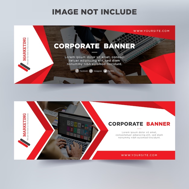 Vektor moderne business banner vorlage