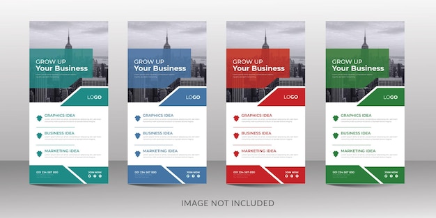 Moderne Business-DL-Flyer-Designvorlage