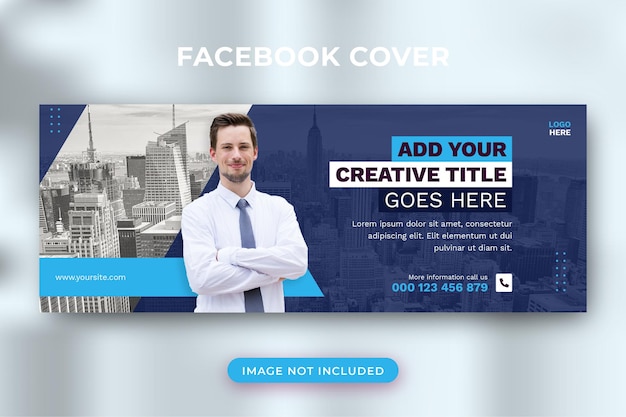 Vektor moderne business-facebook-cover-vorlage