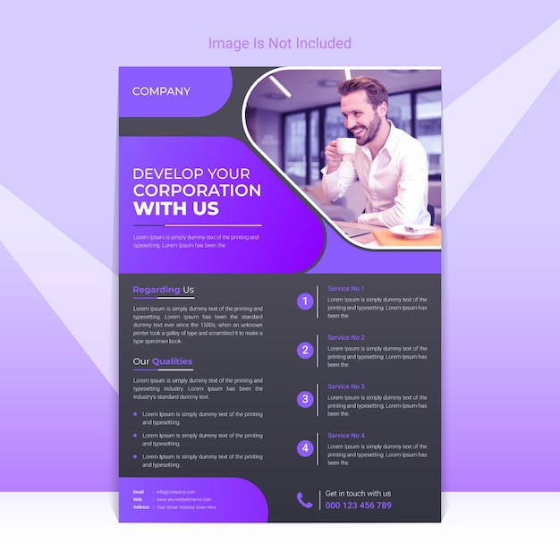 Moderne Business-Flyer-Design-Vorlage