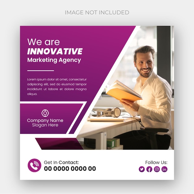 Moderne Business-Instagram-Post-Design-Vorlage oder Web-Banner