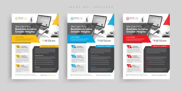 Vektor moderne corporate-business-flyer-vorlage und mehrzweck-broschüren-deckblatt-design