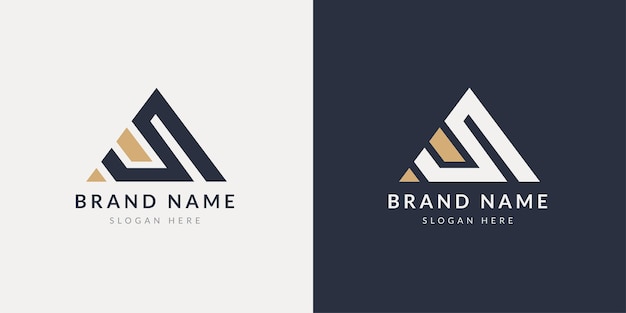 Moderne Corporate Business geometrische Logo-Design-Vorlage