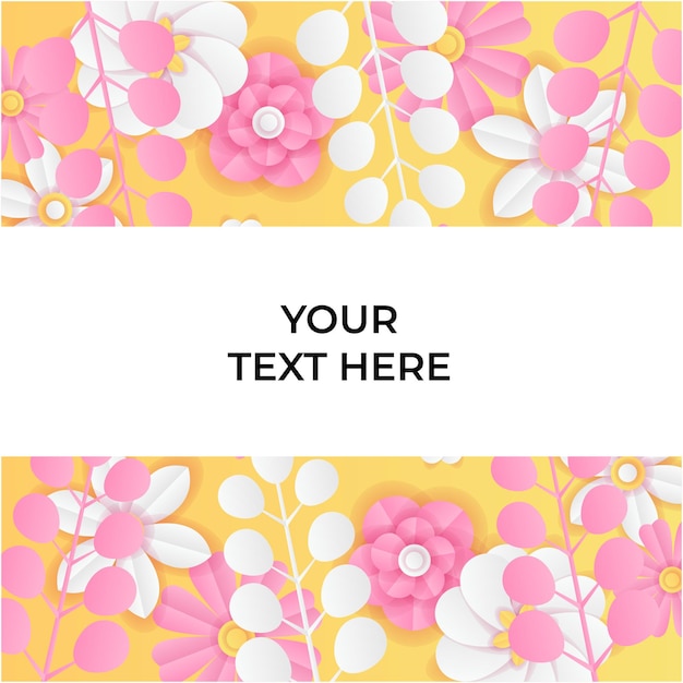 Moderne dynamische instagram-postvorlage mit papierschnitt-stil. social-media-post oder banner-vorlage in frischer, ruhiger farbe