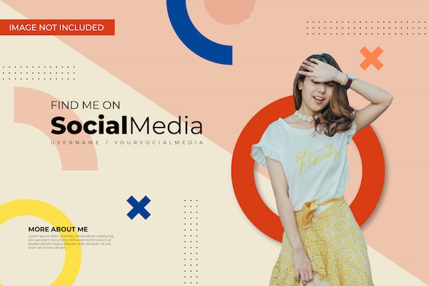 Moderne einfache Web-Banner-Vorlage