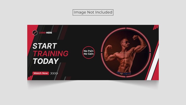 Moderne Fitness-Social-Media-Post und Web-Banner-Vorlage-Design für Fitness-Gymnasium