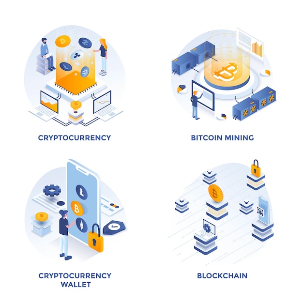 Moderne flache isometrisch gestaltete konzeptillustrationen