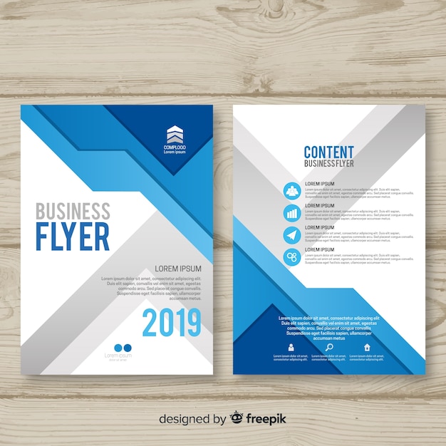 Moderne Geschäftsflyer-Vorlage