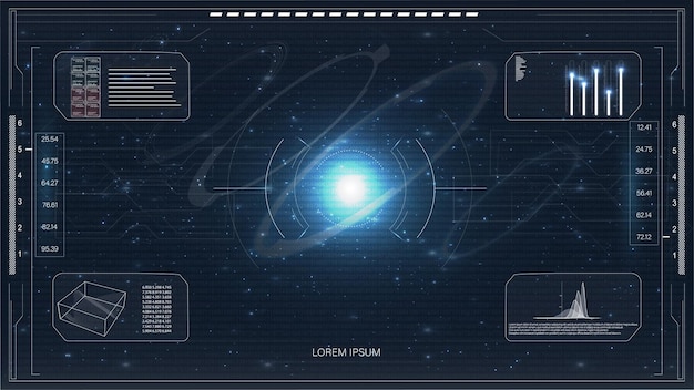 Moderne Ikone mit Hud für Spielhintergrunddesign