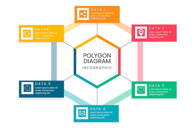 Moderne Infografik-Vorlage