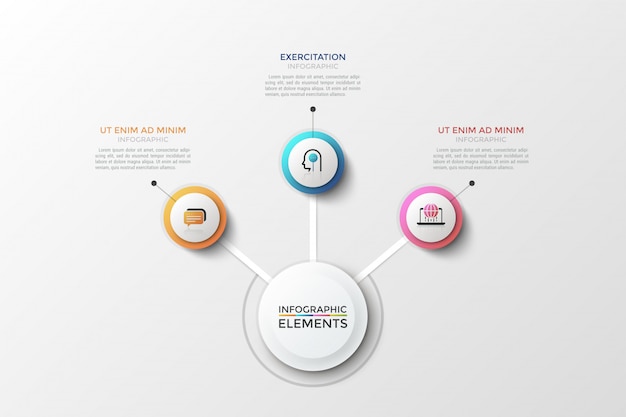 Moderne infografik-vorlage