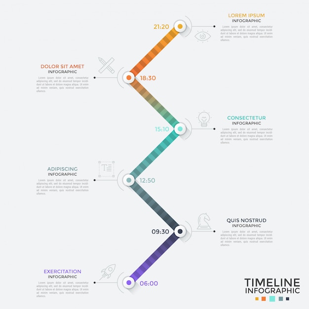 Moderne Infografik-Vorlage