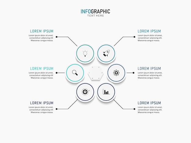 Moderne infografiken nummer optionen vorlage. illustration. kann für workflow-layout, diagramm, geschäftsschrittoptionen, banner und webdesign verwendet werden.