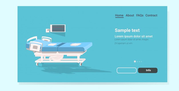 Moderne klinik-landingpage