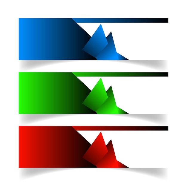 Moderne kreative abstrakte Banner-Design-Vorlage