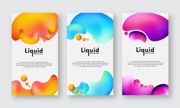 Moderne Liquid Banner gesetzt