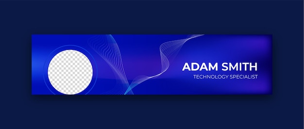 Moderne Technologie LinkedIn-Cover oder Banner-Design aus lebendigen und weichen Pastellfarbverläufen